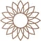 Ekena Millwork Daisy Wood Fretwork Pierced Ceiling Medallion, Wood (Paint Grade), 38"OD x 12 1/2"ID x 3/8"T CMWP38X38X0375DAMF - alternate 2